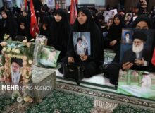 مراسم بزرگداشت رهبر شهید انقلاب اسلامی در حرم عبدالعظیم (ع) برگزار شد