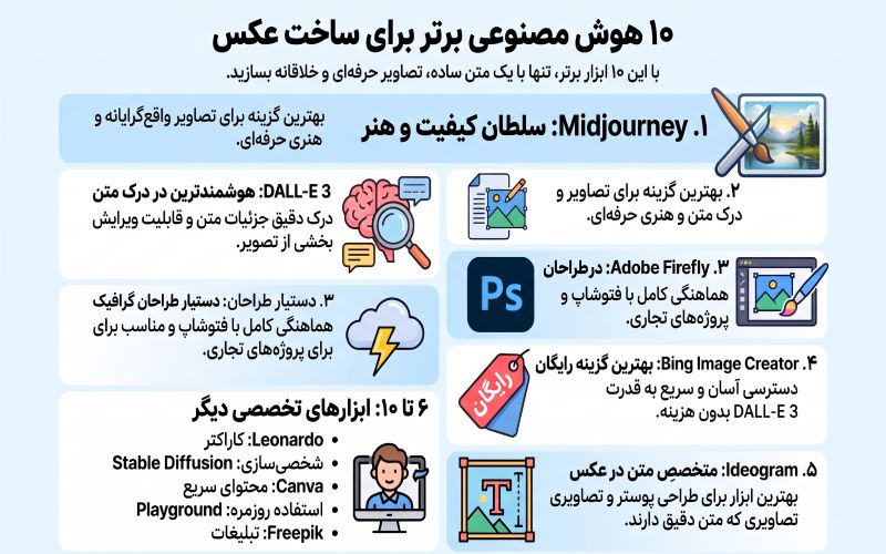 هوش مصنوعی برای ساخت عکس