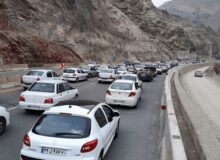 ترافیک سنگین در کندوان؛ مسیر تهران یکطرفه شد