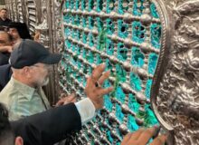 تشرف قالیباف به حرم امامین جوادین در پایان اولین روز سفر به عراق