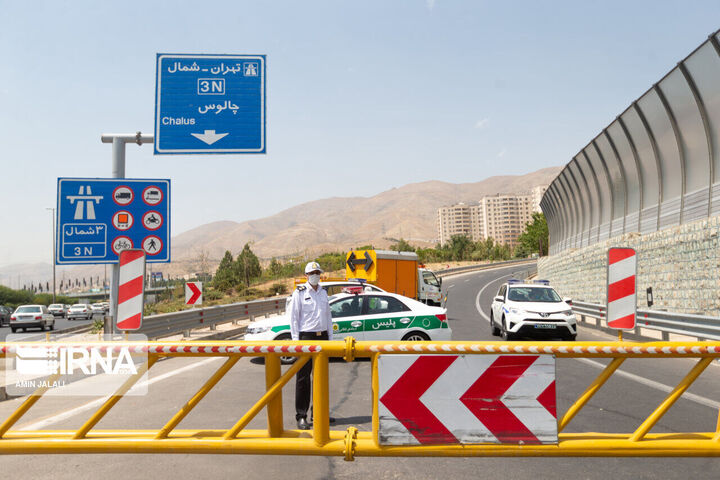 جاده چالوس از ۹ صبح جمعه یکطرفه میشود