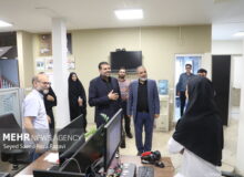 حضور «احمد نادری» در خبرگزاری مهر به مناسبت روز خبرنگار