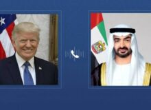 رایزنی رئیس امارات و ترامپ درباره تحولات منطقه