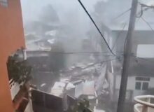 طوفان شدید در جنوب غرب فرانسه؛ برق ۷۵۰۰ خانه قطع شد