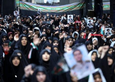 مراسم عزاداری اربعین هیأت‌های دانشجویی در جوار محل شهادت رهبر انقلاب