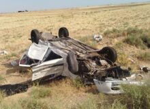 واژگونی خودروی پارس در دهدشت یک فوتی برجا گذاشت