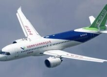 پرواز موفقیت‌آمیز هواپیمای مسافربری چین در ارتفاع بالا /عکس