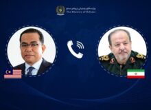 گفتگوی تلفنی وزرای دفاع ایران و مالزی