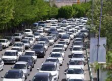 ترافیک سنگین در آزادراه کرج-تهران