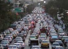 ترافیک سنگین در محورهای چالوس، هراز و آزادراه قزوین-کرج-تهران