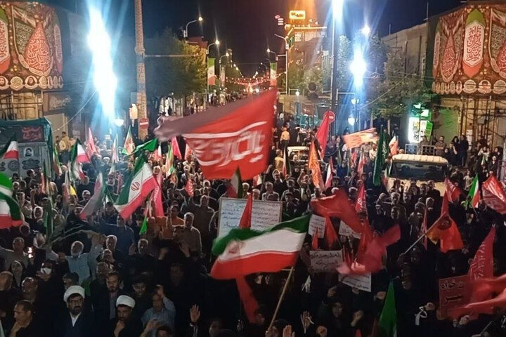 حضور با شکوه زنجانی‌ها در صد و هشتاد و ششمین شب دفاع از وطن
