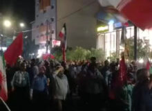 مردم شهرکرد در شب ۲۲۱ مستحکم در خیابان